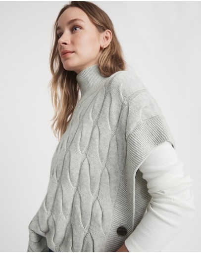 Witchery Cable Knit Tabard