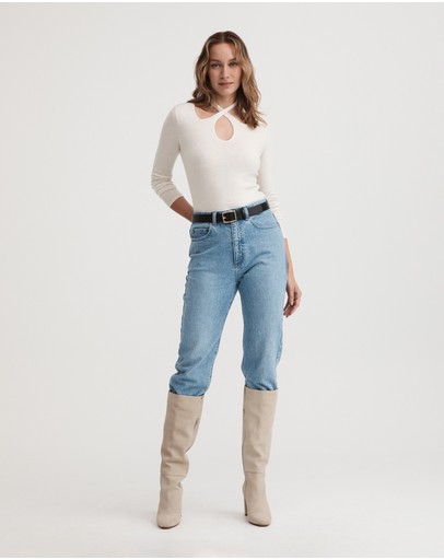 Witchery Cross Front Knit