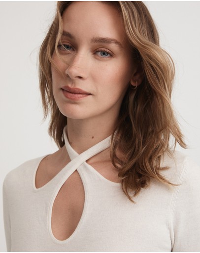 Witchery Cross Front Knit