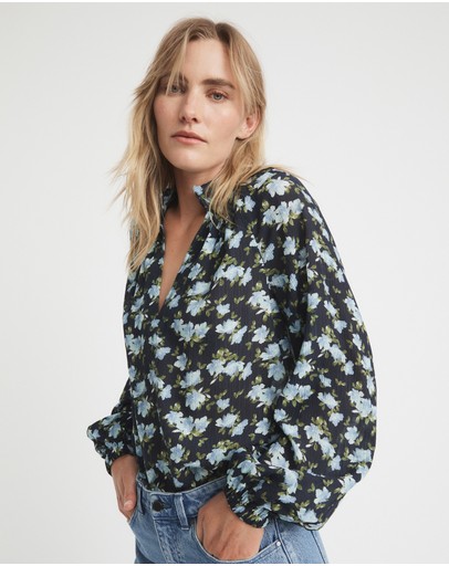 Witchery Soft Floral Print Blouse