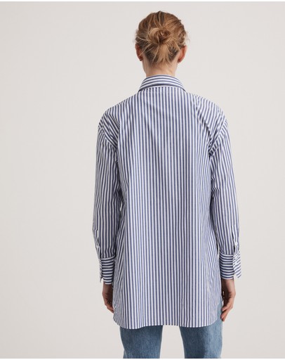 Witchery Stripe Cotton Shirt