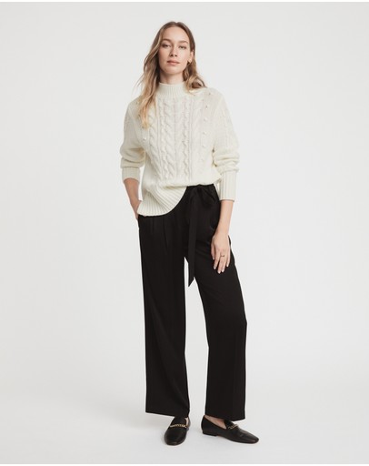 Witchery Split Cable Knit
