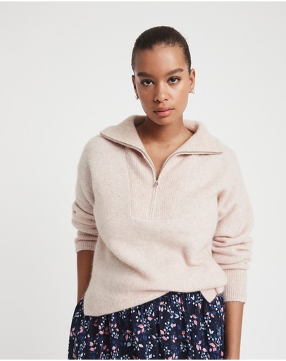 Witchery Lofty Zip Knit