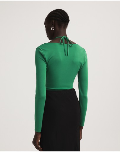 Witchery Ruched Halter Top