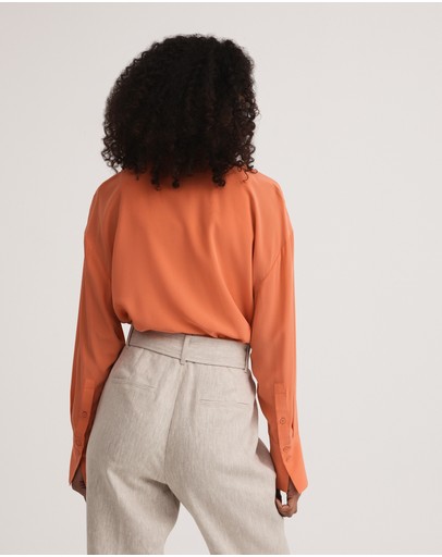 Witchery Relaxed Silk Shirt