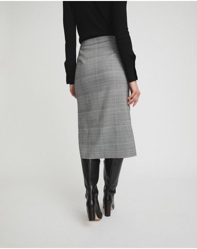 Witchery Glen Plaid Pencil Skirt