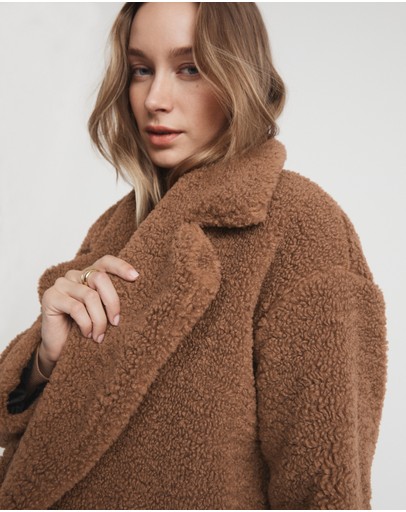 Witchery Faux Shearling Coat