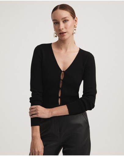 Witchery Knit Button Cardigan