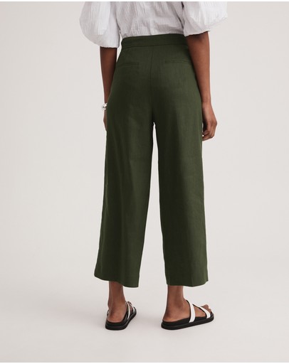 Witchery Stretch Linen Blend Pant
