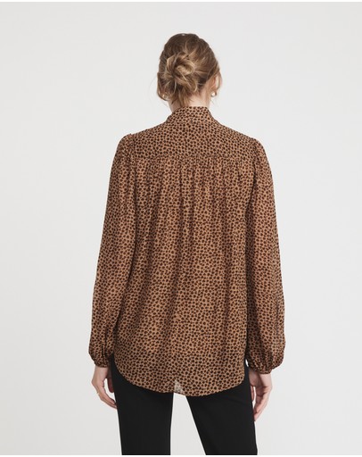 Witchery Animal Print Blouse