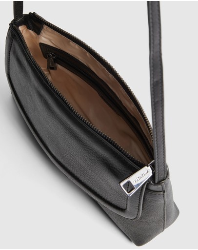 Witchery Margot Pebbled Leather Sling Bag