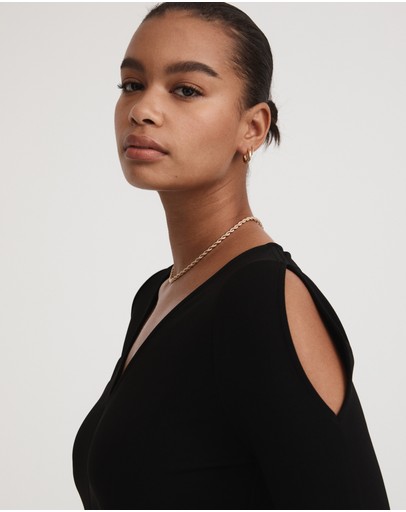 Witchery Split Sleeve Drape Top