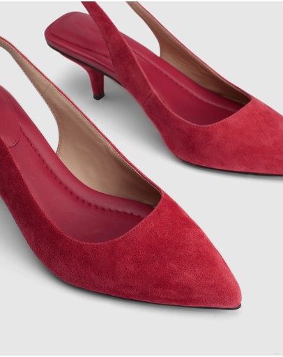 Witchery Gwen 65mm Suede Slingback