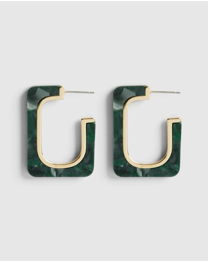Witchery Geo Acetate Hoops