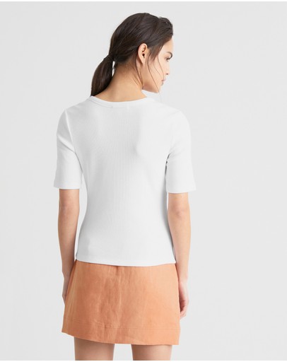 Witchery Crew Rib Tee