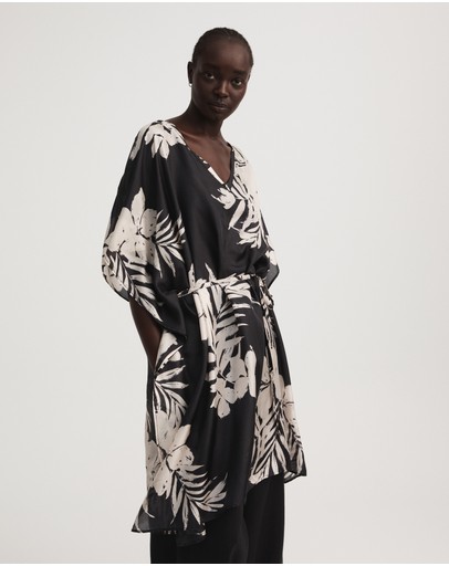 Witchery Silk Print Kaftan