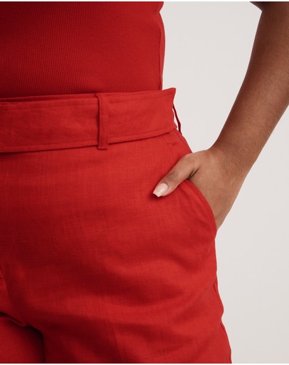 Witchery Linen Belted Trouser