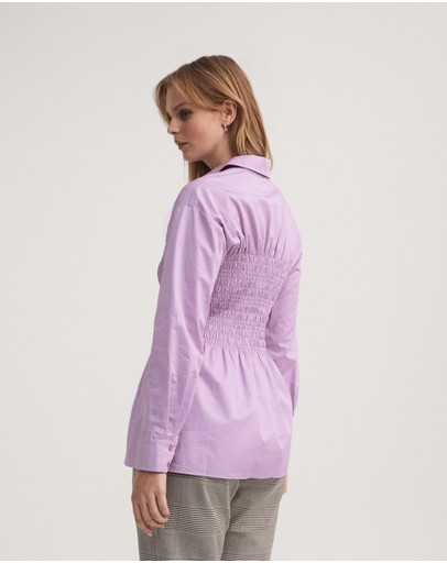 Witchery Shirred Waist Shirt