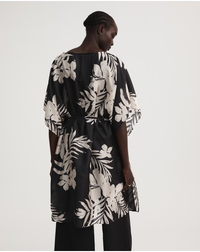 Witchery Silk Print Kaftan