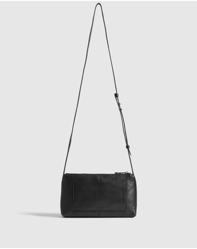 Witchery Margot Pebbled Leather Sling Bag
