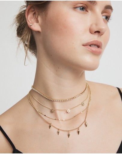 Witchery Star Layered Necklace Set