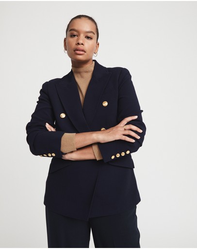 Witchery Cropped Double Breasted Blazer