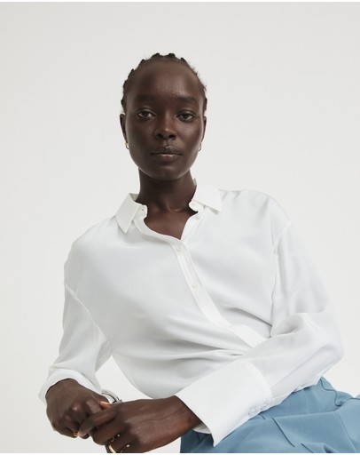 Witchery Relaxed Silk Shirt