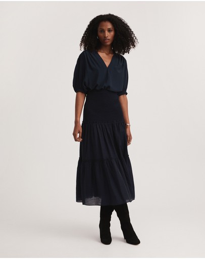 Witchery Yoke Shoulder Blouse