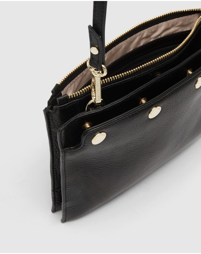 Witchery Caroline Pebble Leather Crossbody