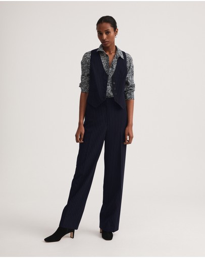 Witchery Silk Geo Scarf Shirt