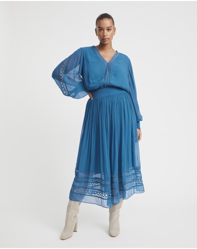 Witchery Trim Insert Maxi Dress