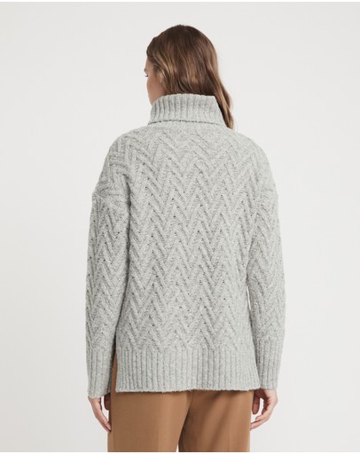 Witchery Textured Roll Neck Knit