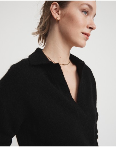 Witchery Henley Lofty Knit