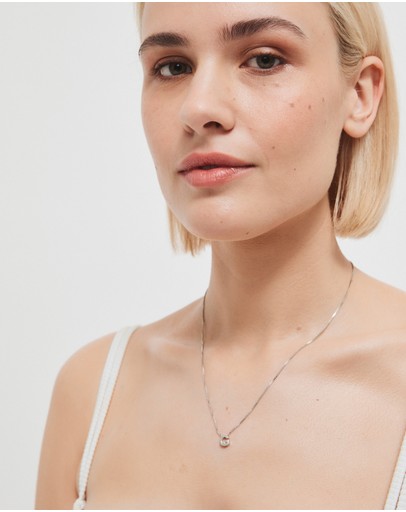 Witchery Sterling Silver Initial Necklace