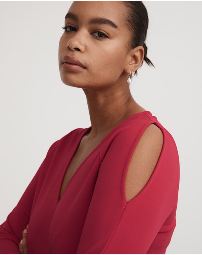 Witchery Split Sleeve Drape Top