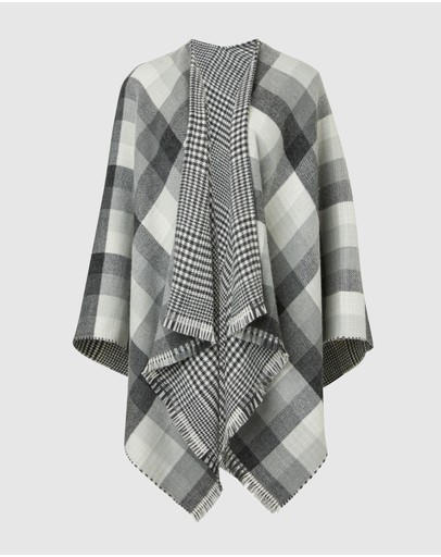 Witchery Check Reversible Wrap