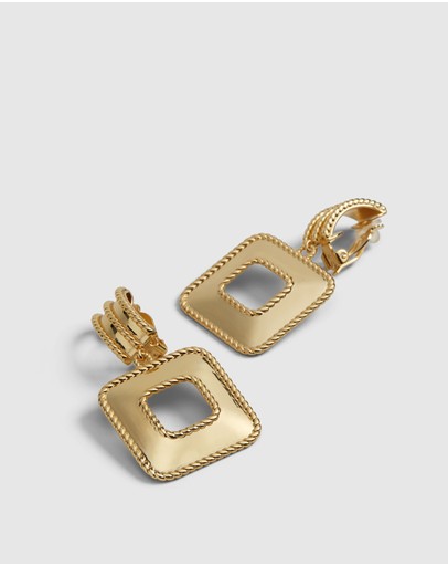 Witchery Twist Metal Drop Earring