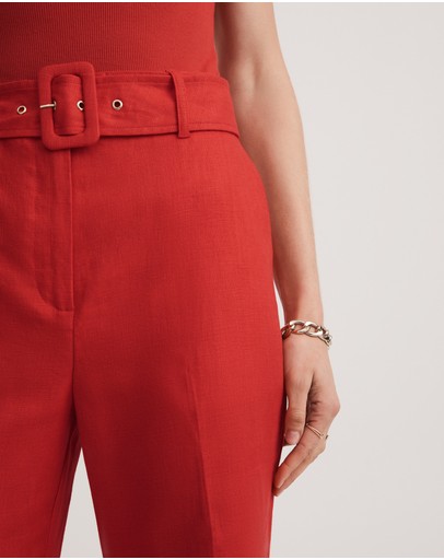 Witchery Linen Belted Trouser