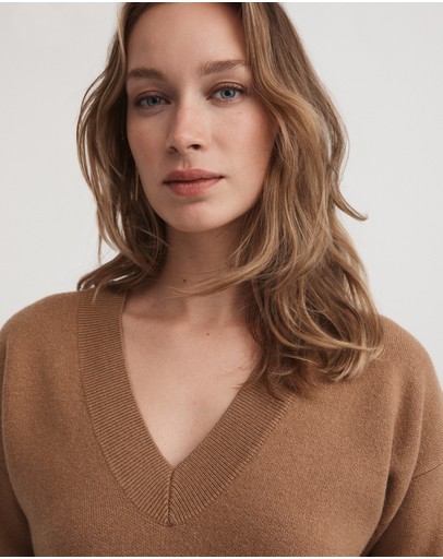 Witchery V Neck Double Faced Knit