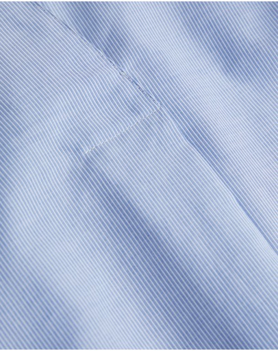 Witchery Stripe Half Placket Shirt