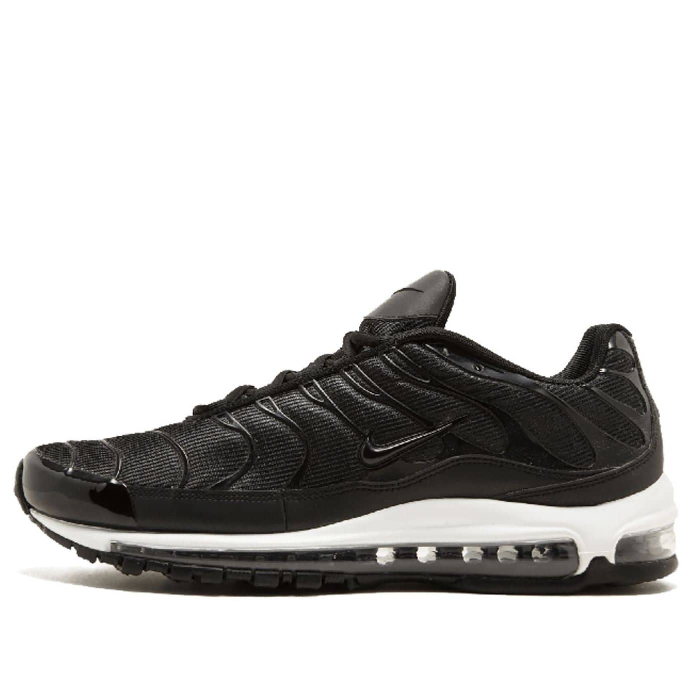 nikelab air max 97 plus black white