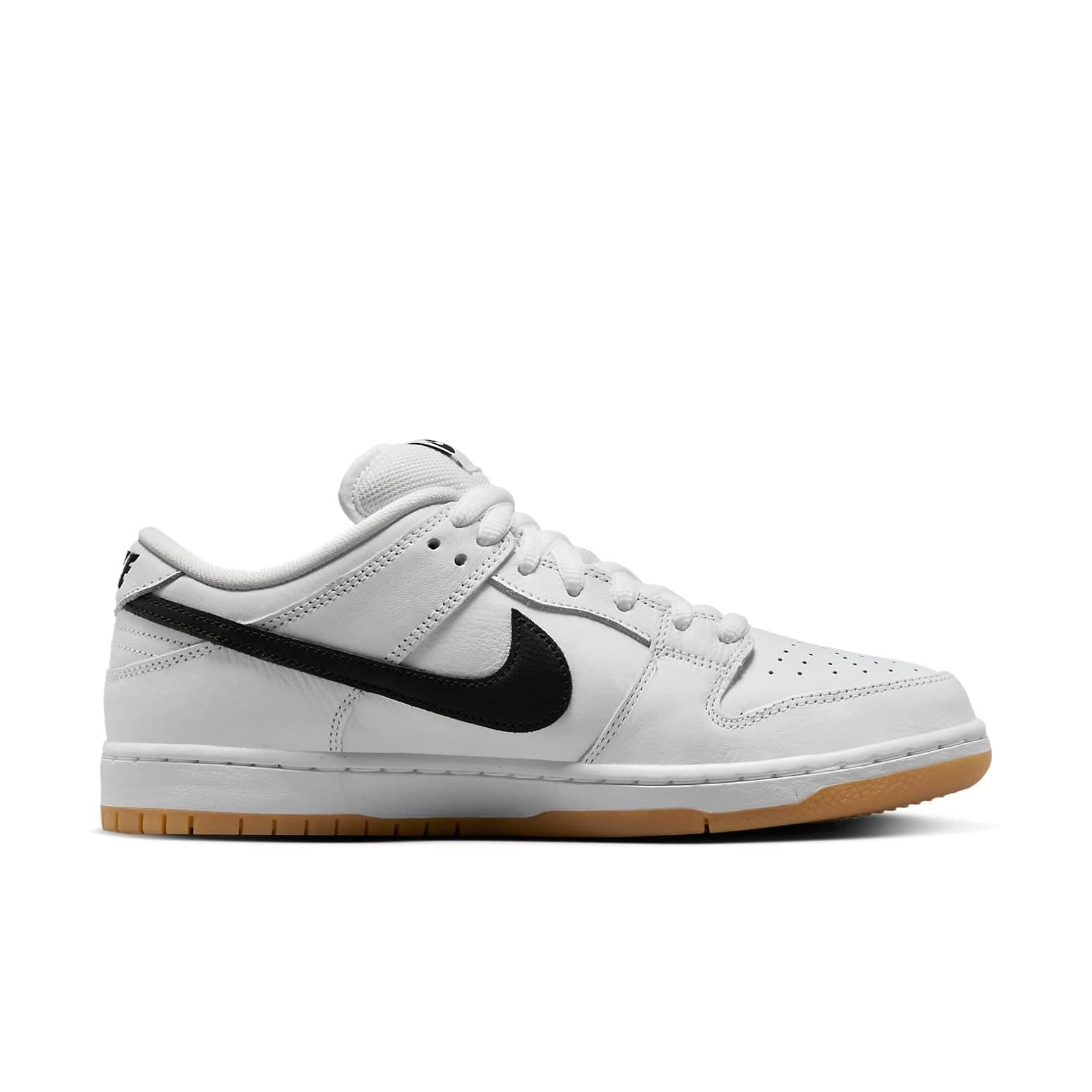 nike sb dunk low pro white gum