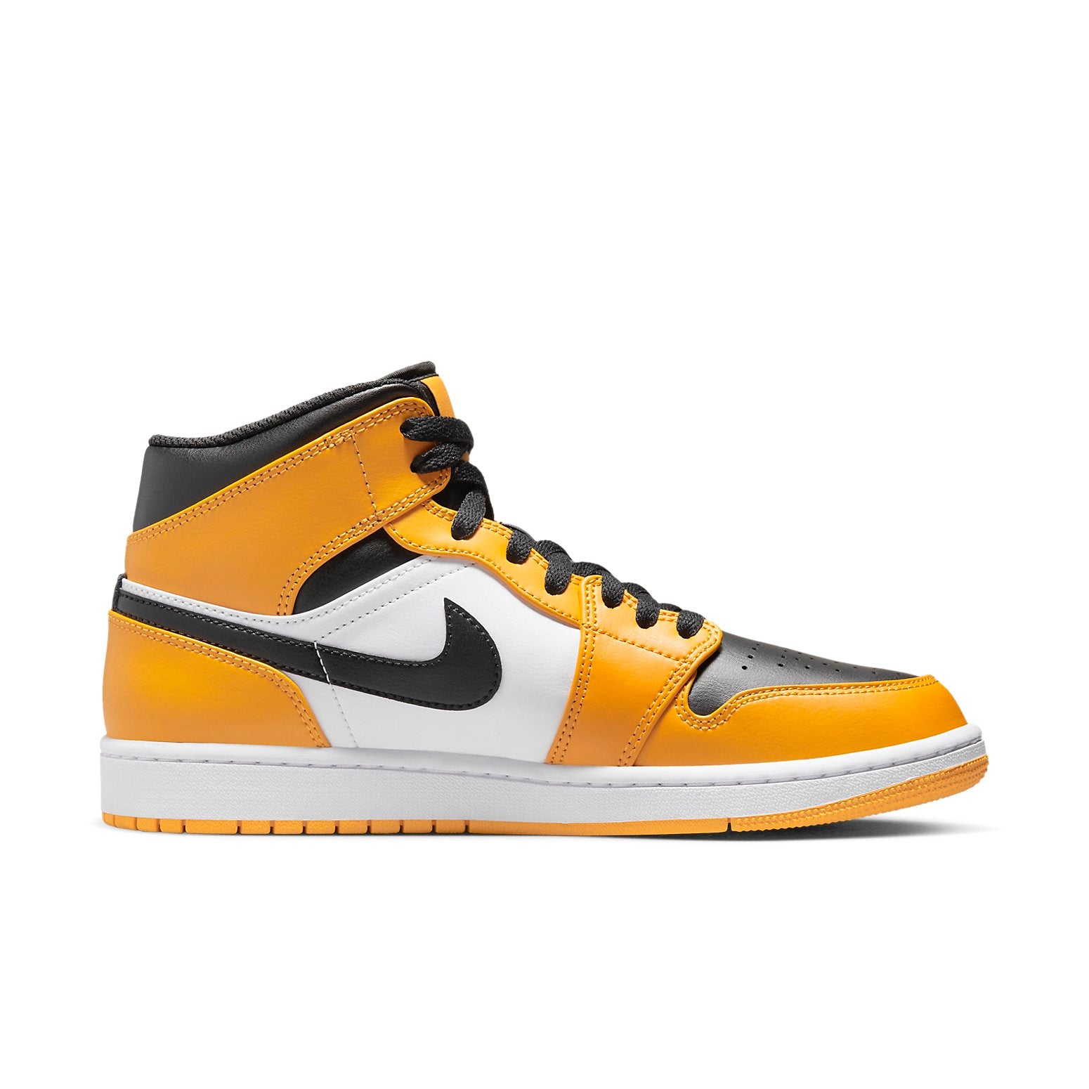 air jordan 1 mid reverse yellow toe