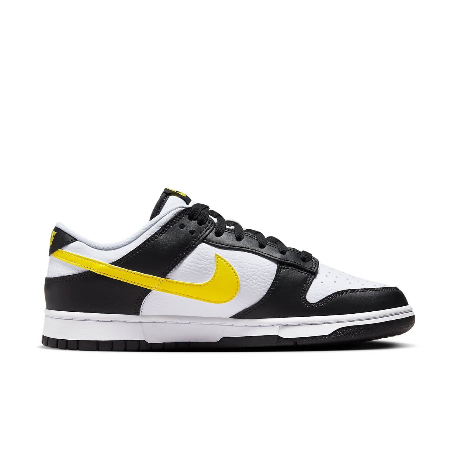 nike dunk low black opti yellow