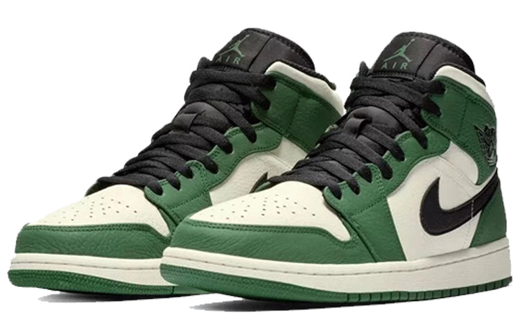 air jordan 1 mid pine green