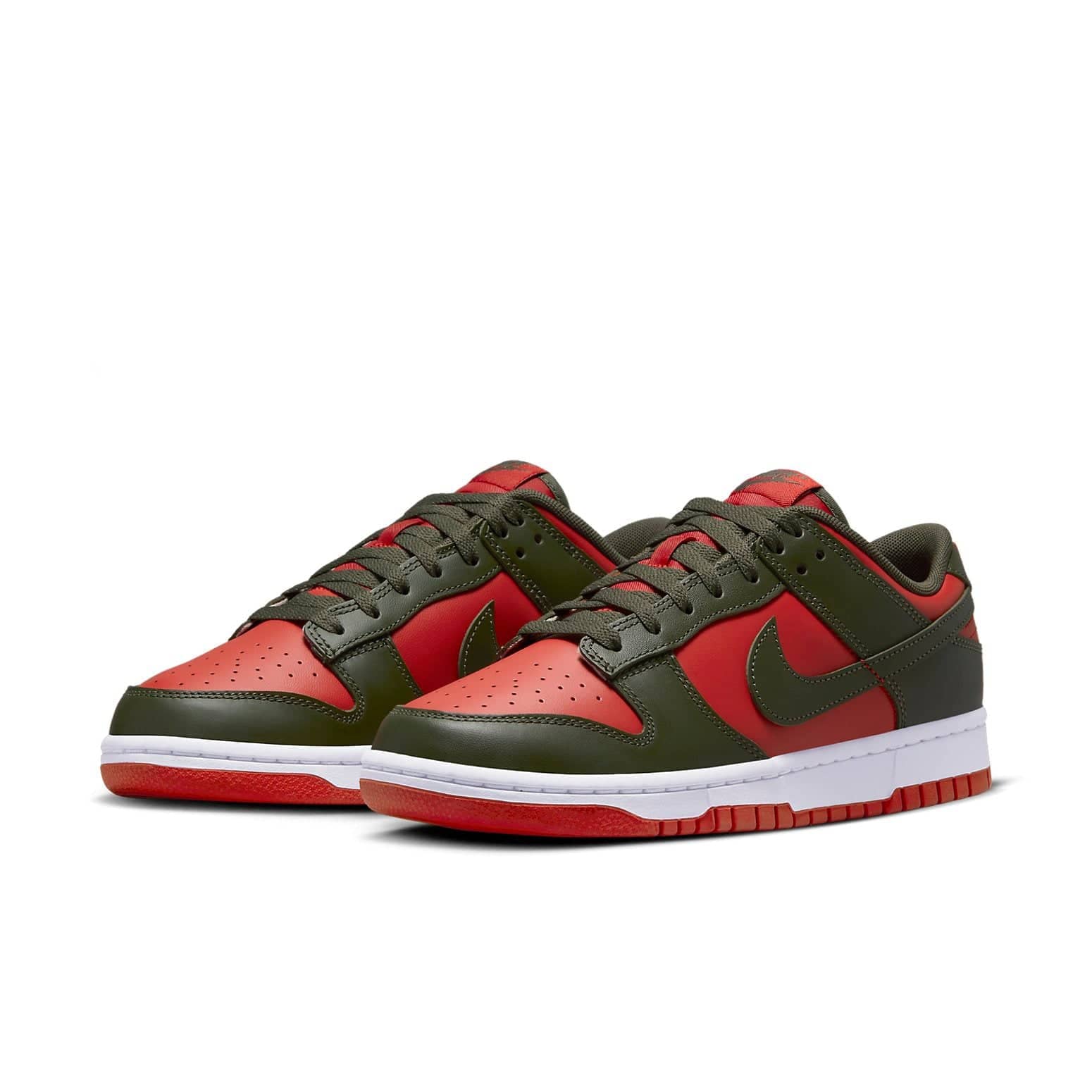 nike dunk low mystic red cargo khaki