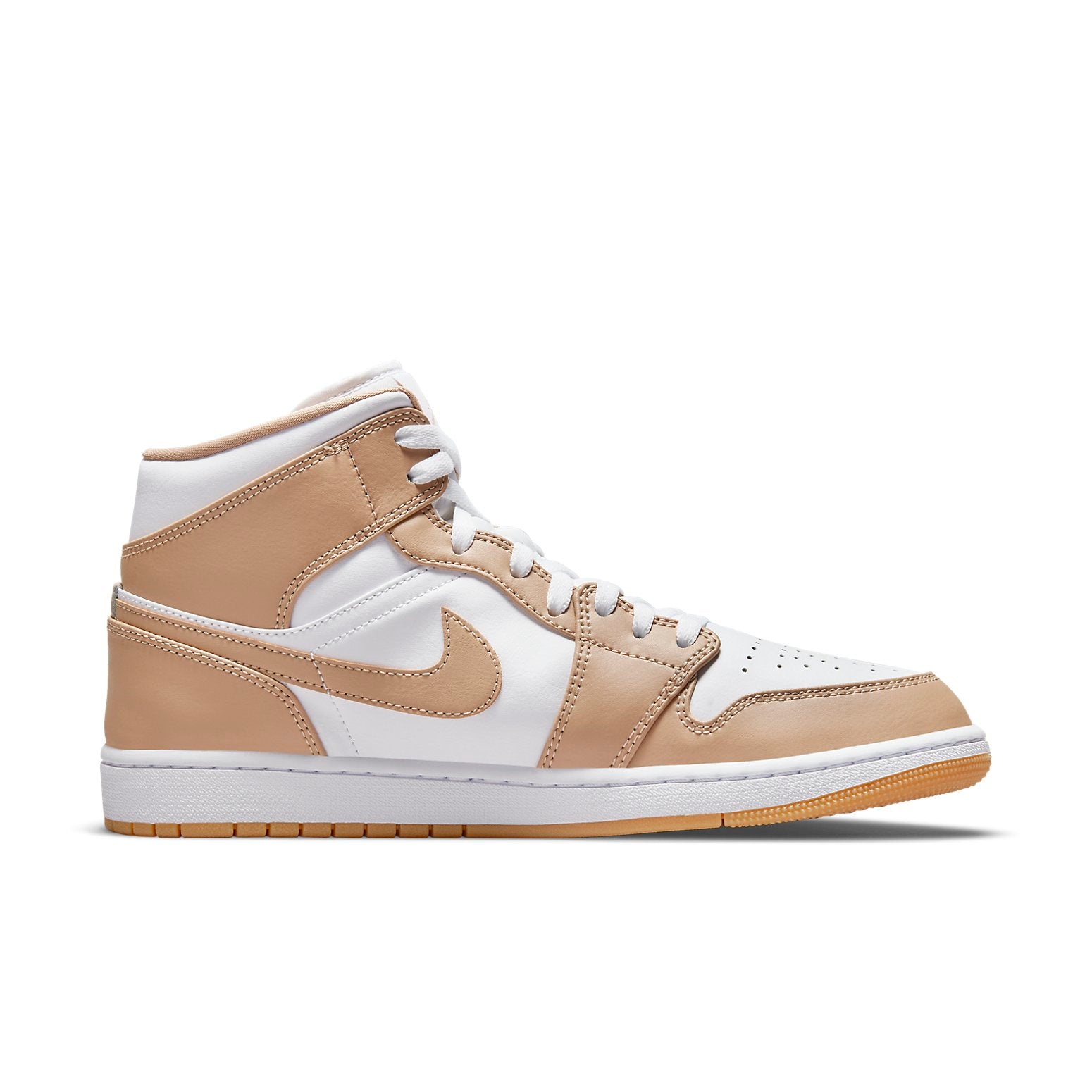 air jordan 1 mid tan gum