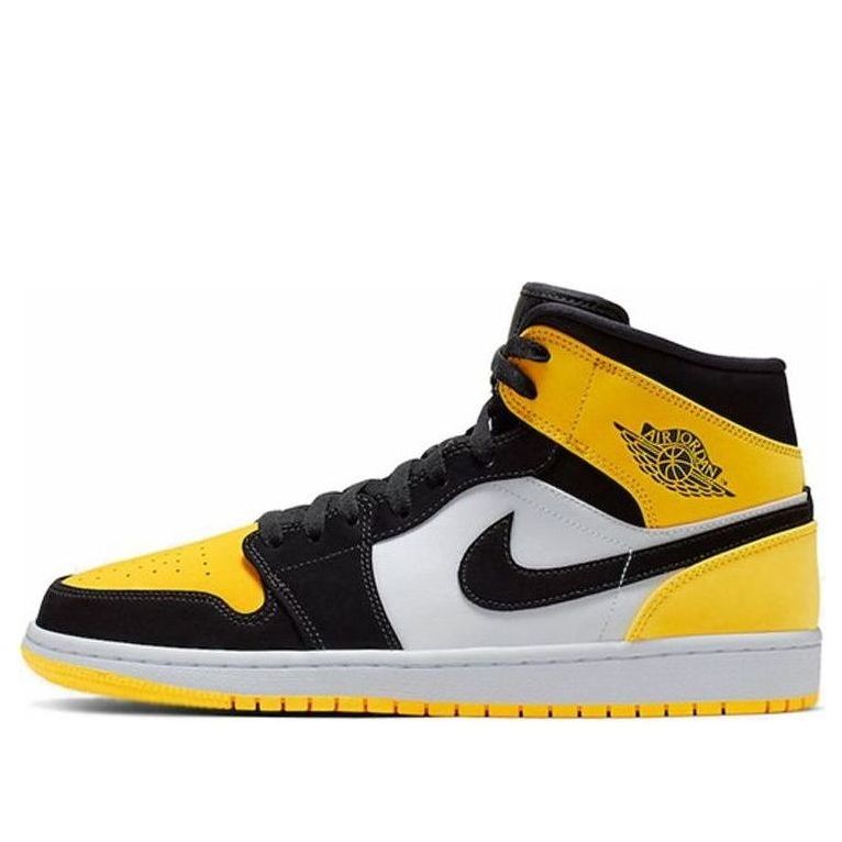 air jordan 1 mid se yellow toe