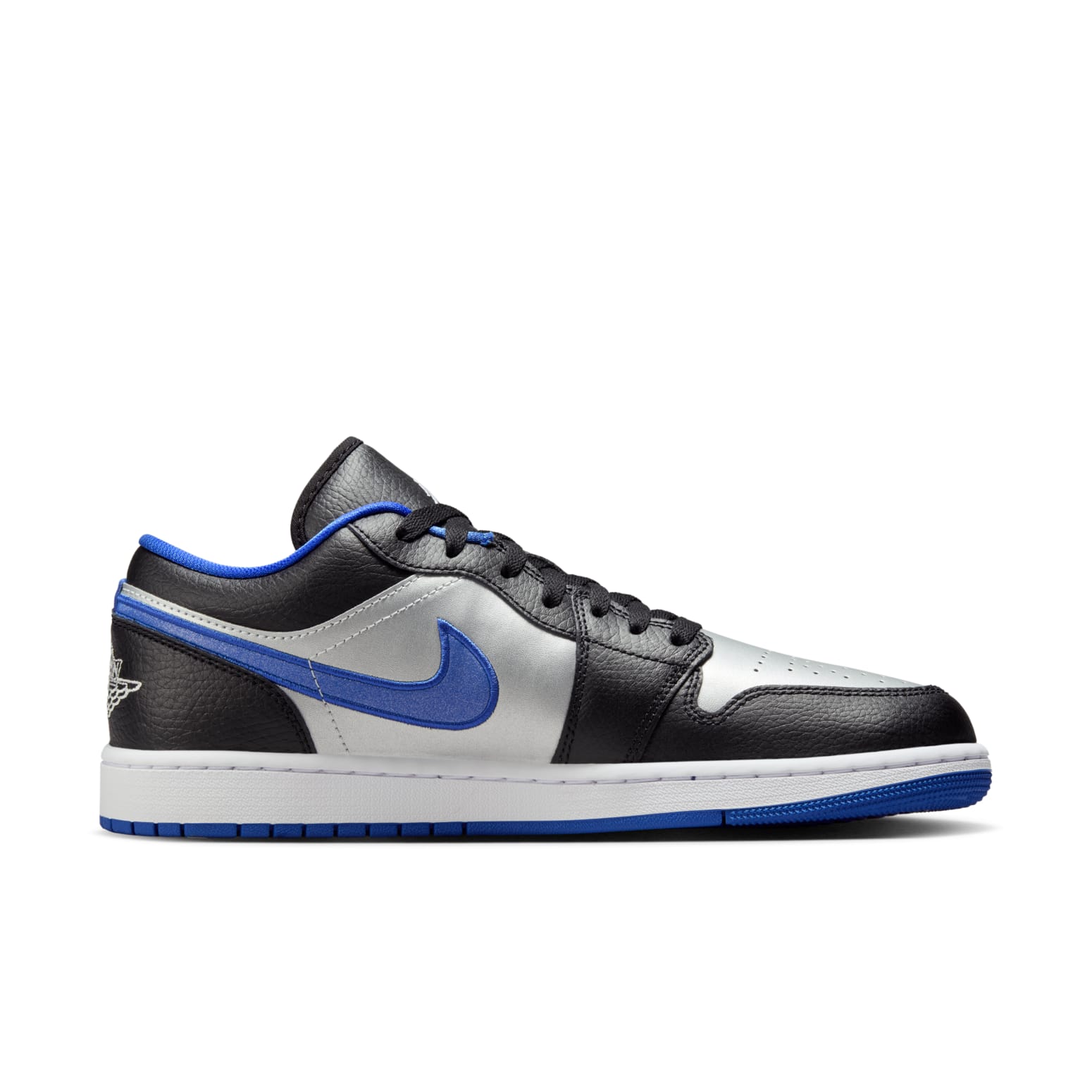 air jordan 1 low black game royal