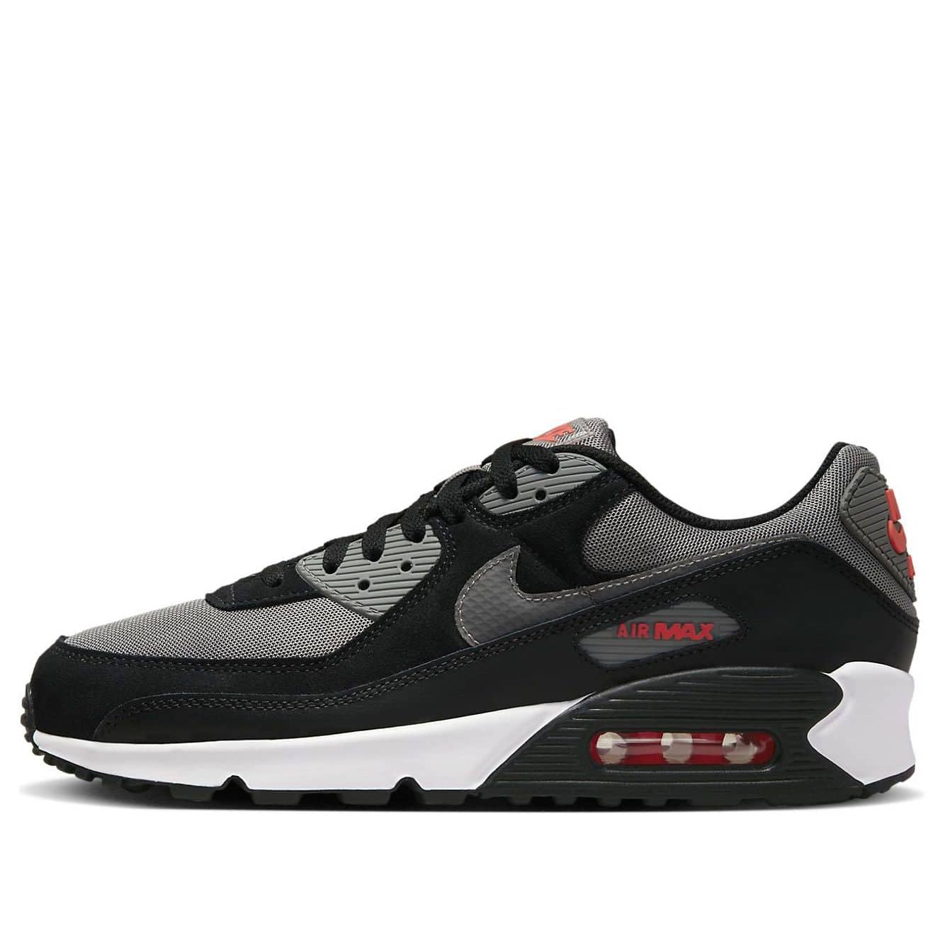 nike air max 90 black pewter red
